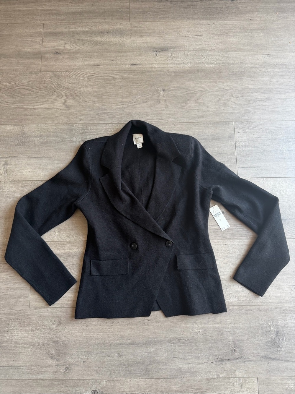 NWT Maeve sweater blazer - black - size small
